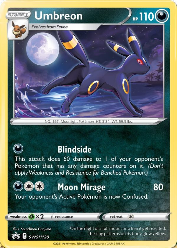 Umbreon promo card pokemart.ie