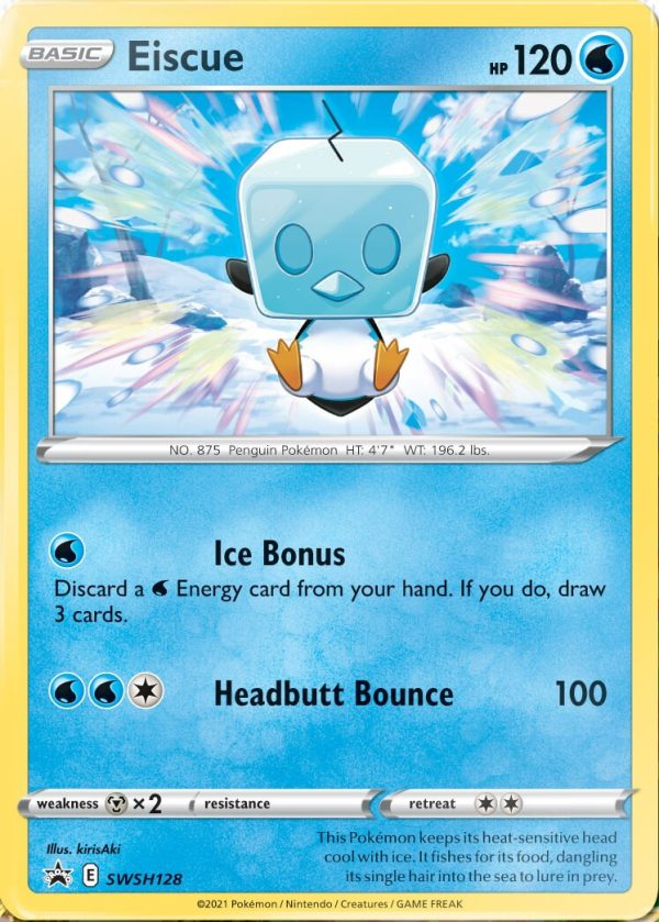 Eiscue promo card pokemart.be