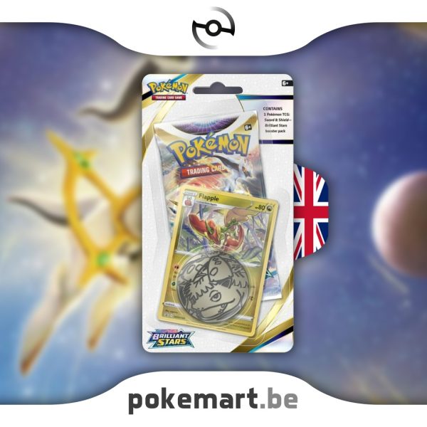 Pokémon Brilhantes estrelas checklane blister Flapple pokemart.be