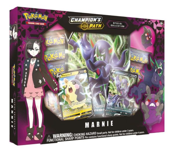 Pokemontcg campeão do caminho dos campeões da colecção especial de alfinetes Marnie