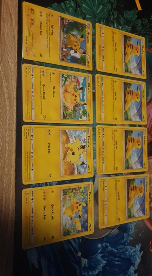 Cartões de Pikachu Pokemon