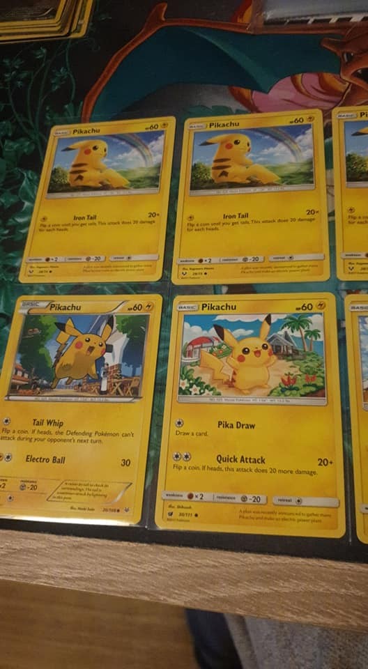 Pikachu Pokemon Cards parte 3