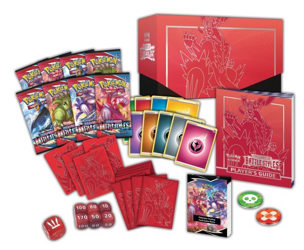 Pokemon TCG Sword Shield - Battle Styles Elite Trainer Box Single Strike Urshifu Conteúdo