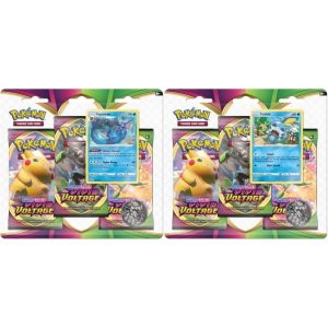 Vivid Voltage 3 pack blister pacote de 2 (Vaporeon & Sobble)