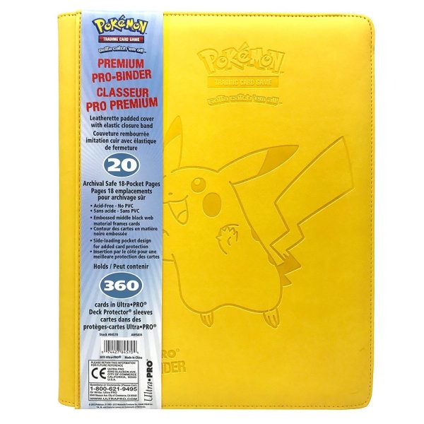 Pikachu pokemart ultra pro premium pro-binder