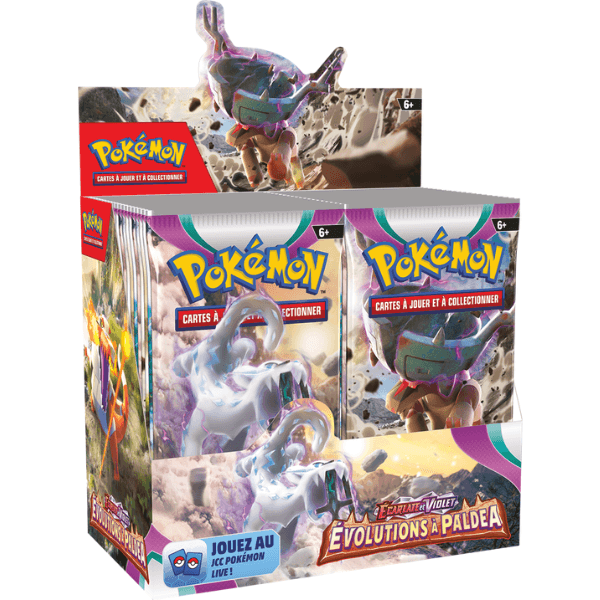 Pokemon Ecarlate et Violet Evolutions Paldea Display Pokemart