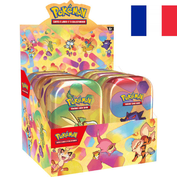 Pokémon EV3.5- Mini tins display - FR Pokemart.be