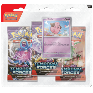 Pokémon TCG SV5.0 - Forças Temporais - Tripack- Cleffa - Pokémart.pt