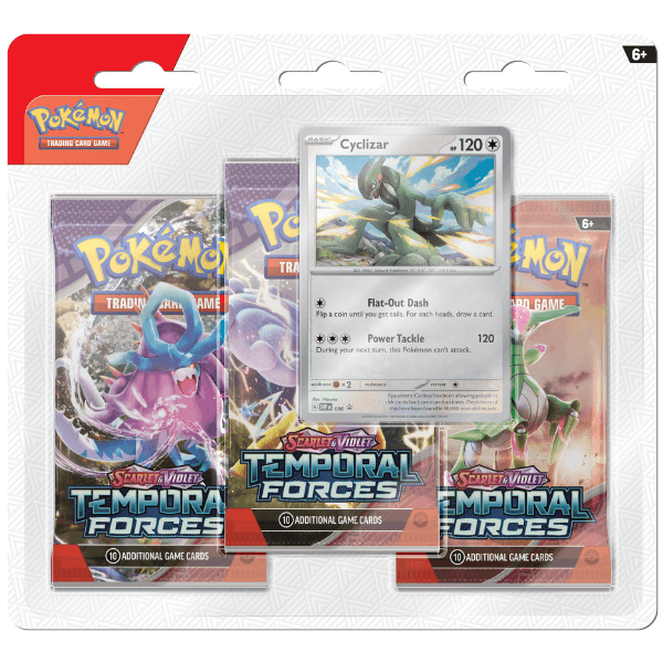 Pokémon TCG SV5.0 - Forças Temporais- Tripack- Cyclizar - Pokémart.pt