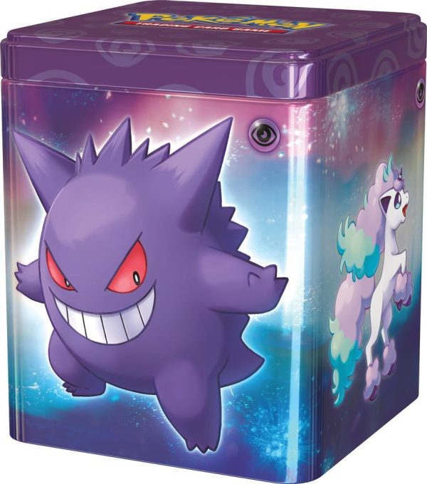 Pokemon stacking tin 2024 galarian ponyta pokemart