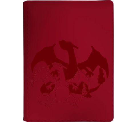 Ultra Pro Charizard 9 pocket premium binder frente Pokemart