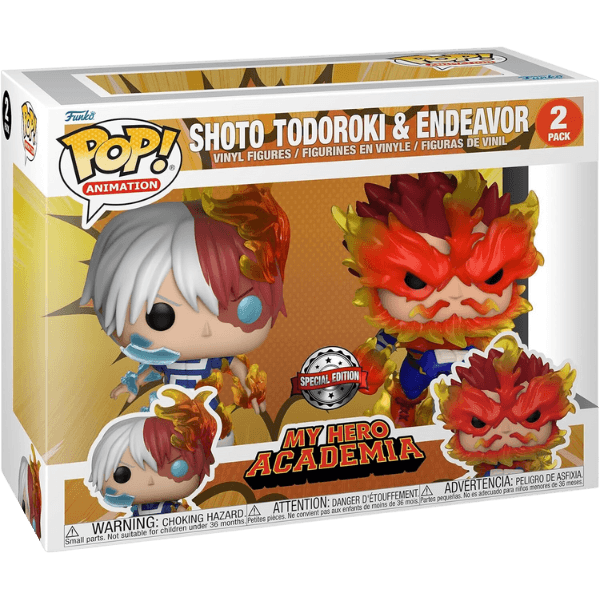 Funko!
Pop!
Animação!
My Hero Academia Shoto Todoroki & Endeavor (2 unidades) - Pokemart