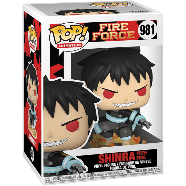 Funko! Pop! Animation! Fire Force Shinra with Fire 981 - Pokemart