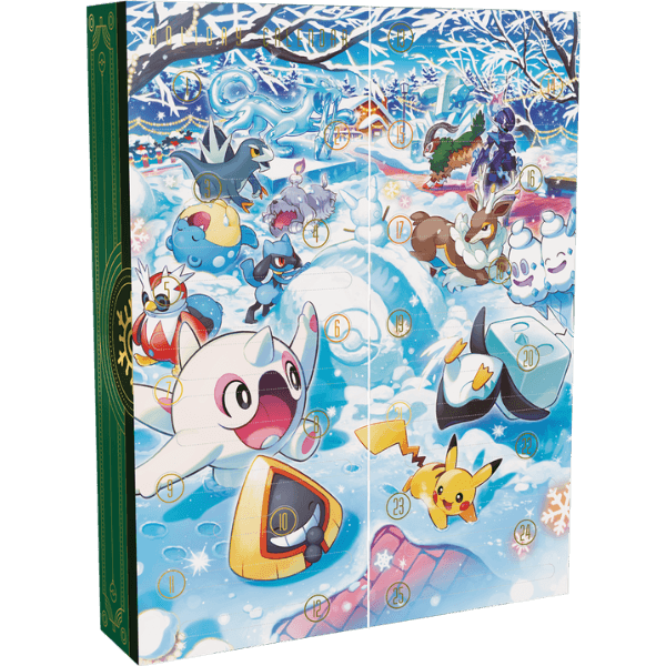 Pokémon Holiday Calendar 2024 aberto 2 Pokemart