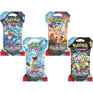 Pokemon TCG - Scarlet and Violet 7 - Coroa estelar Booster com mangas Pokemart