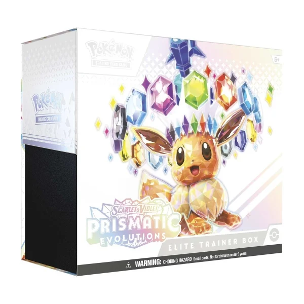 Pokemon TCG Scarlet and Violet Prismatic Evolutions Elite Trainer Box